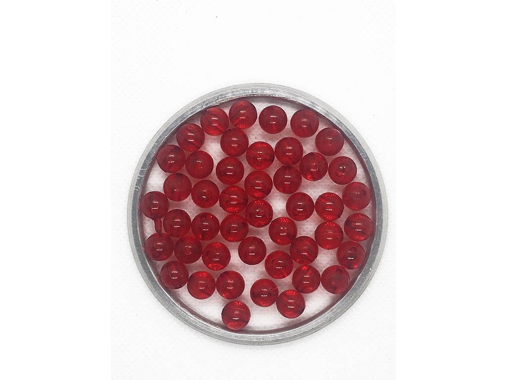 red-spherical-transparent-acrylic-beads