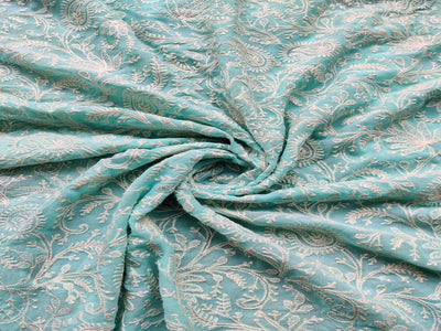 sky-blue-pure-georgette-fabric-with-lakhnawi-jaal