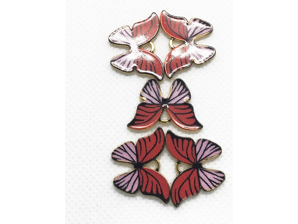 orange-butterfly-metal-charms