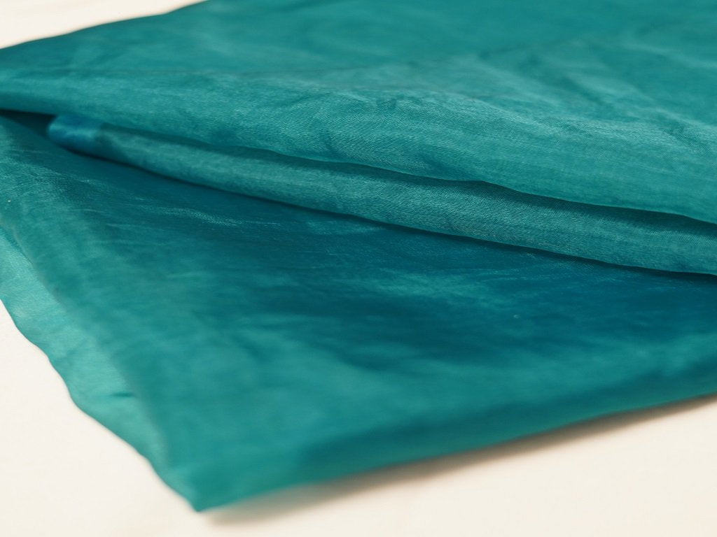 peacock-blue-plain-nylon-organza-fabric