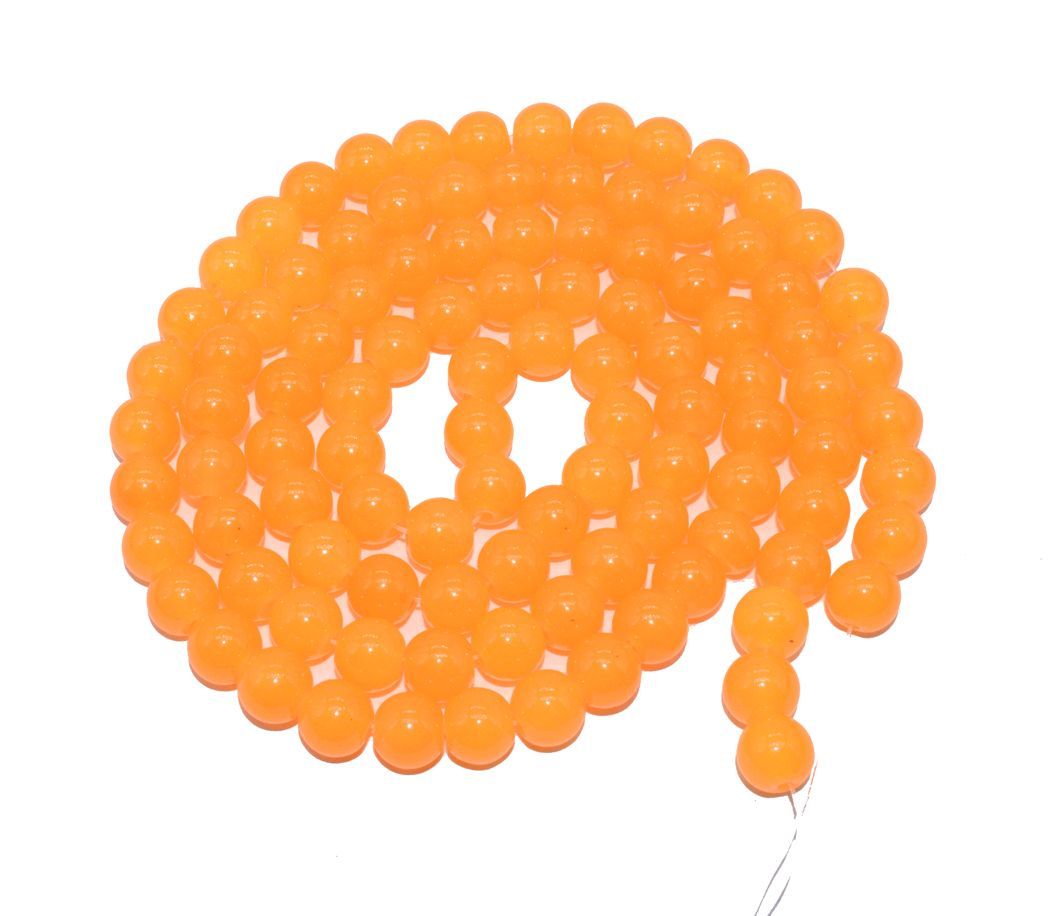 light-yellow-round-painted-glass-beads-8-mm