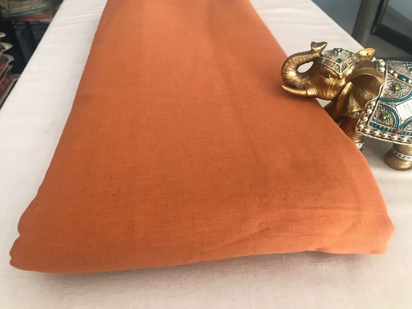 cotton-flex-solid-plain-fabric-rust-orange