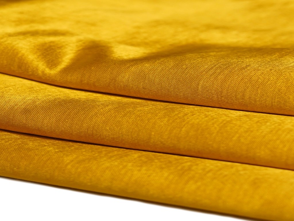 golden-yellow-plain-viscose-gaji-silk-fabric