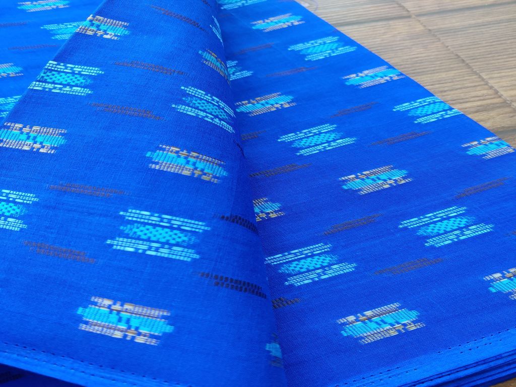 cobalt-blue-bengal-butta-handloom-cotton