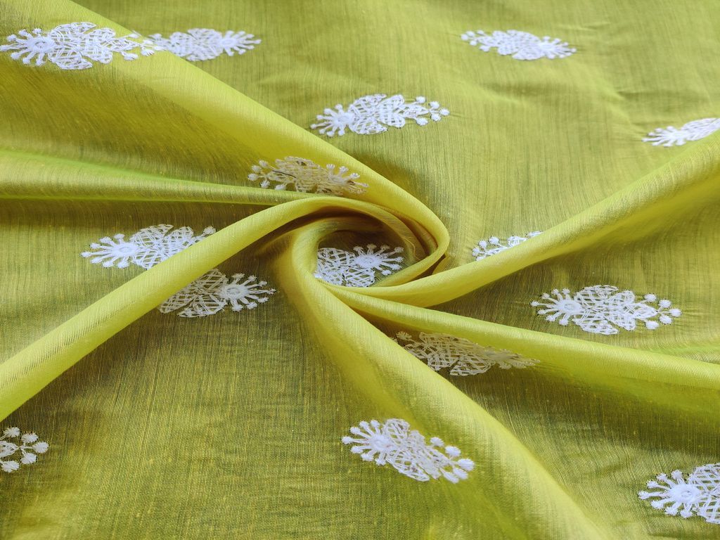 lime-green-chanderi-with-chikankari-sequins-motifs-allover