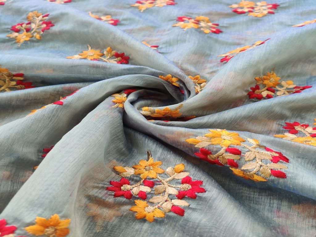 green-golden-dual-shaded-chanderi-with-multicolored-thread-zari-motifs