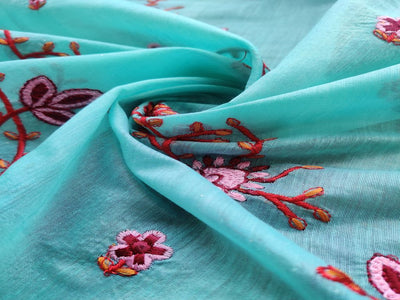 aqua-blue-embroidered-chanderi