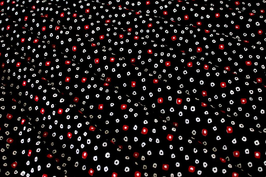 black-red-abstract-bandhini-printed-pure-cotton-fabric