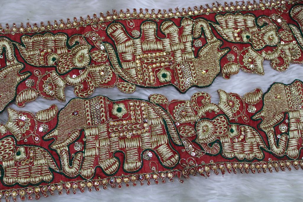 red-zari-elephant-trim