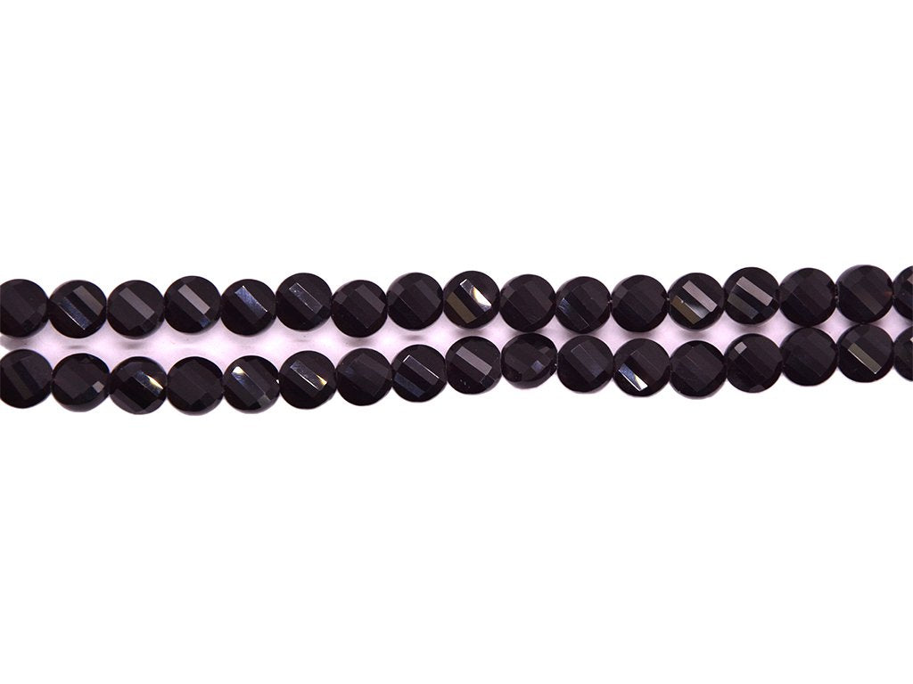 black-flat-circular-crystal-beads