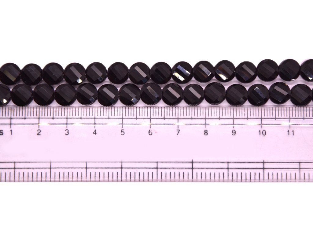 black-flat-circular-crystal-beads