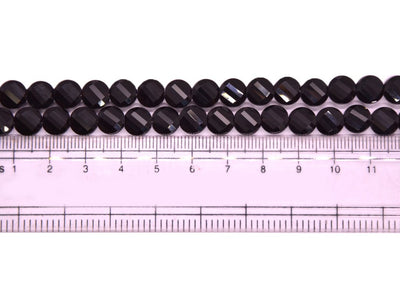 black-flat-circular-crystal-beads