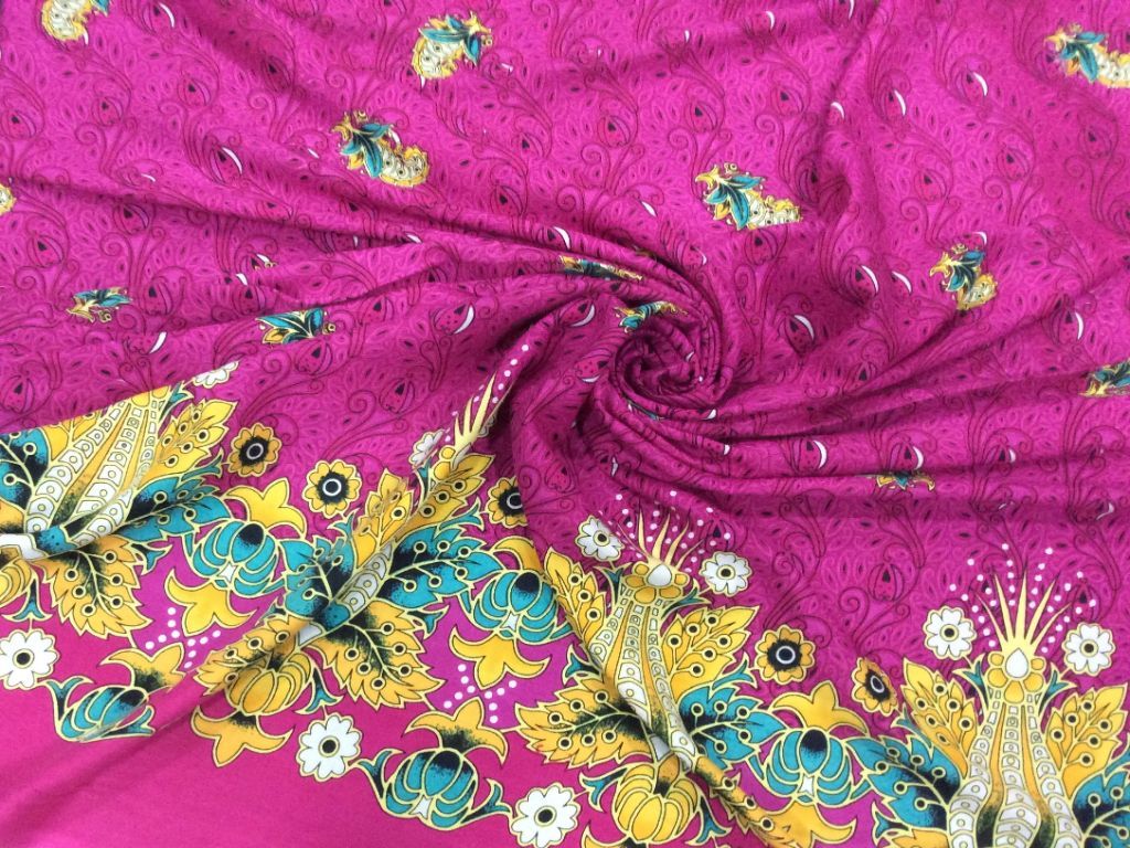 pink-yellow-border-style-print-fabric