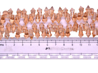 peach-conical-crystal-beads-8x12mm