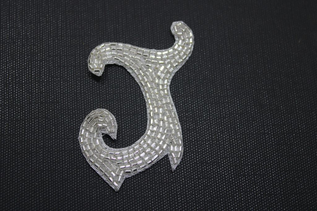 silver-alphabet-j-cutdana-handwork-patches