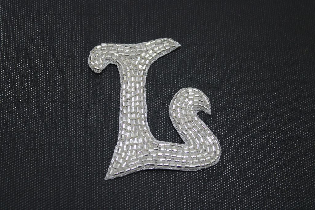 silver-alphabet-l-cutdana-handwork-patches