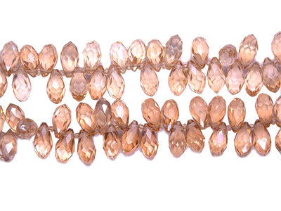 peach-faceted-conical-crystal-beads