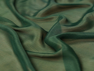 bottle-green-plain-viscose-chinon-chiffon-fabric