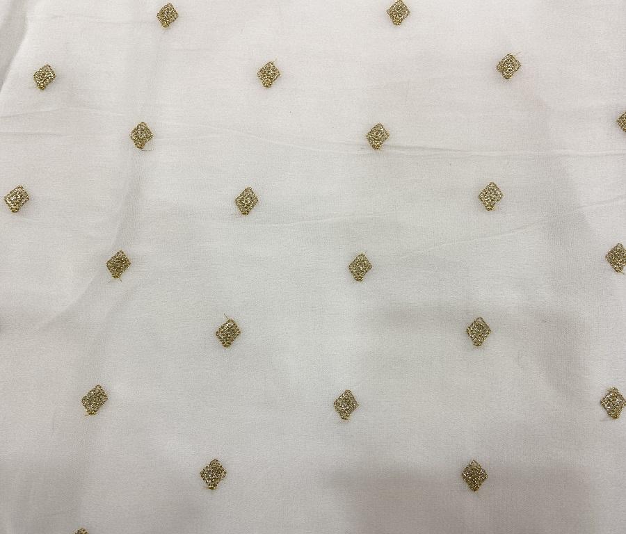 white-diamond-butti-embroidered-dyeable-pure-georgette-fabric