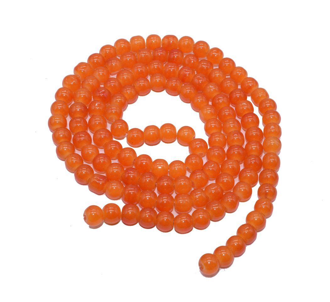 bright-orange-round-painted-glass-beads-6-mm