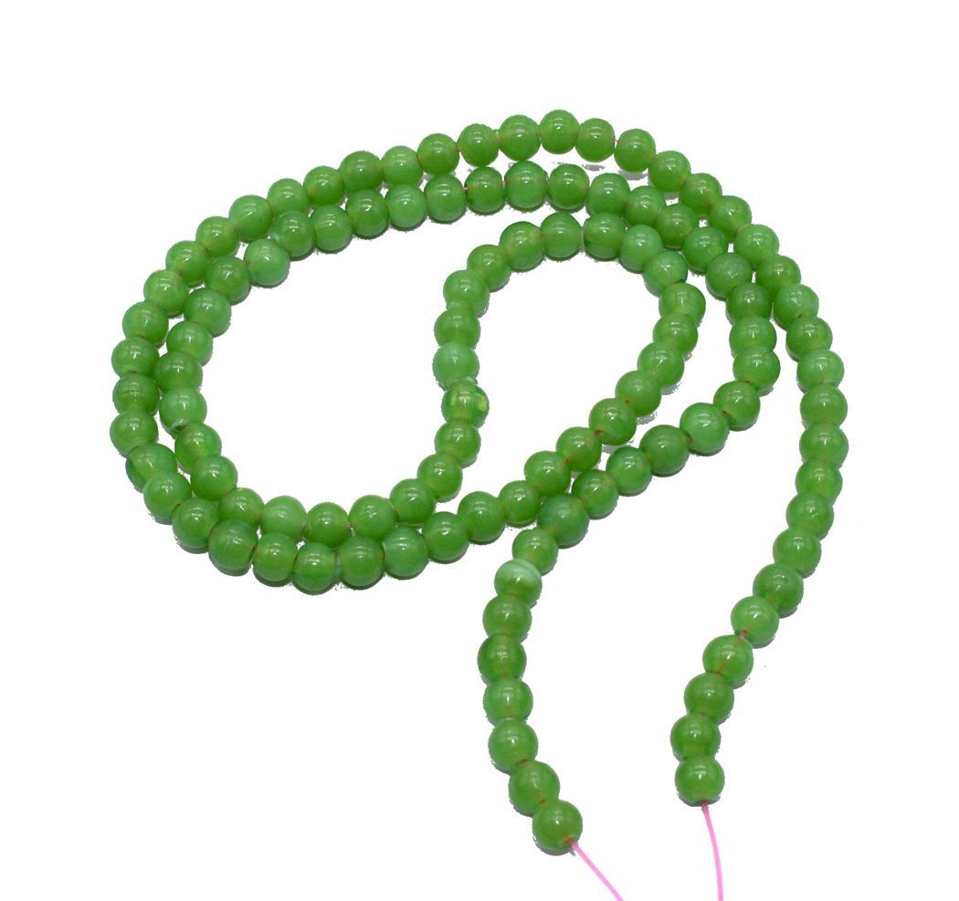 forest-green-round-painted-glass-beads-5-mm