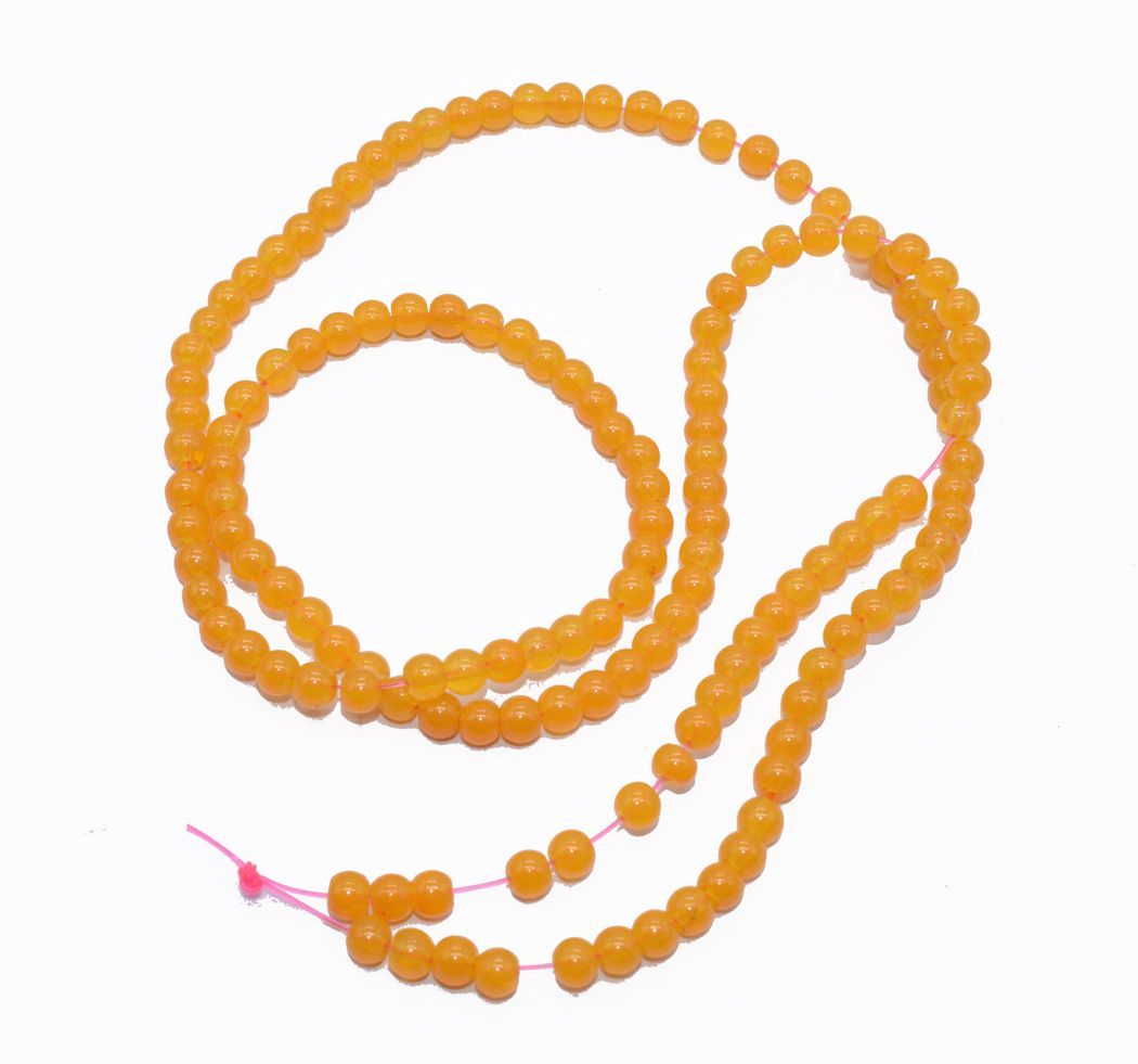 honey-yellow-round-painted-glass-beads-4-mm