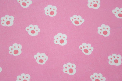 pink-white-paws-kids-print-pure-cotton-rayon-fabric