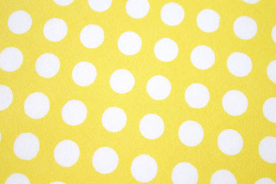 yellow-white-polka-dots-printed-pure-cotton-rayon-fabric