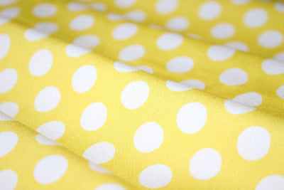 yellow-white-polka-dots-printed-pure-cotton-rayon-fabric