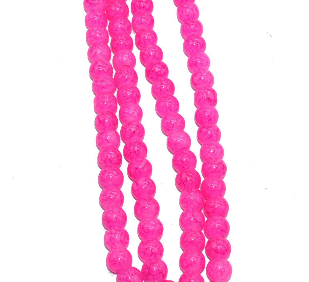 light-pink-spray-painted-round-glass-beads