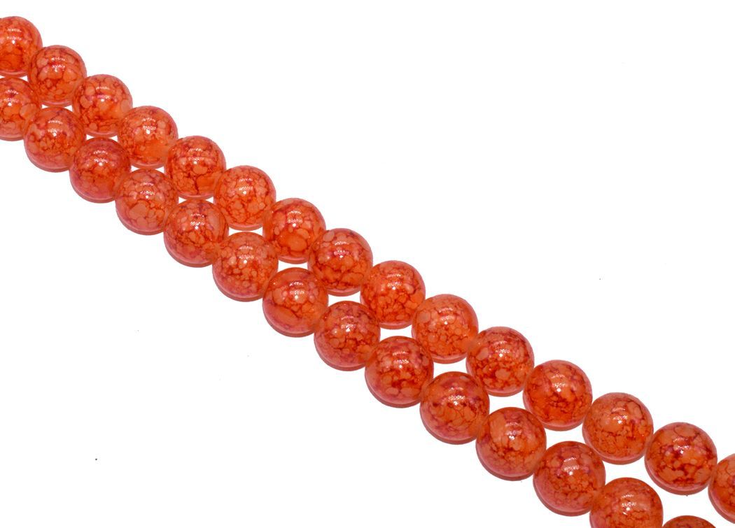 orange-spray-painted-round-glass-beads-12-mm