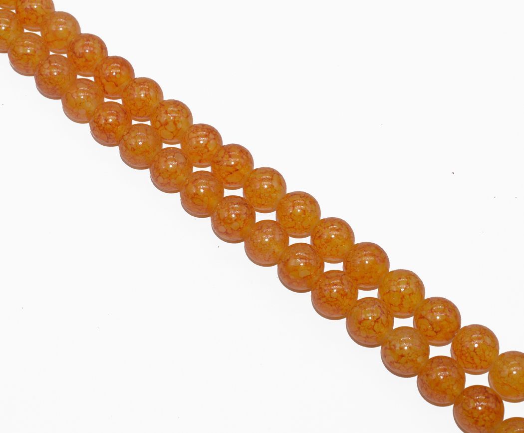 yellow-spray-painted-round-glass-beads-12-mm-2