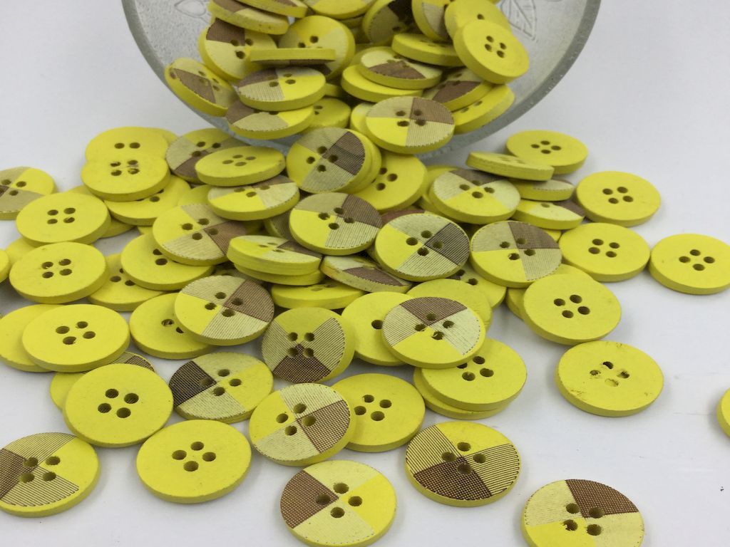 yellow-color-four-hole-wooden-button-tht-will-suit-with-dresses-diy-art-and-craft-and-more