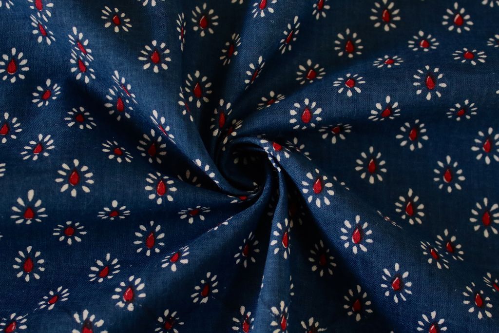 navy-blue-red-motif-printed-pure-cotton-fabric