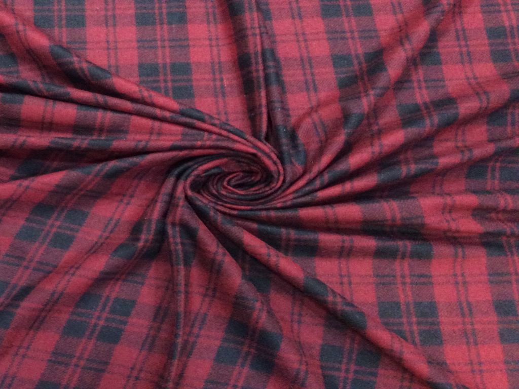 red-black-printed-check-wool-fabric