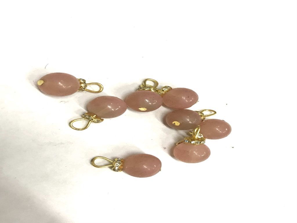 peach-glass-beads-hanging-10-mm