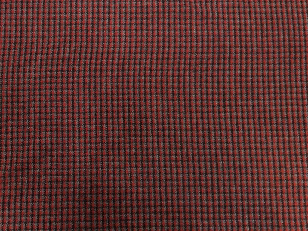 red-check-wool-fabric