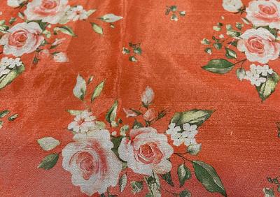 orange-white-flowers-printed-organza-fabric