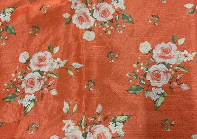 orange-white-flowers-printed-organza-fabric