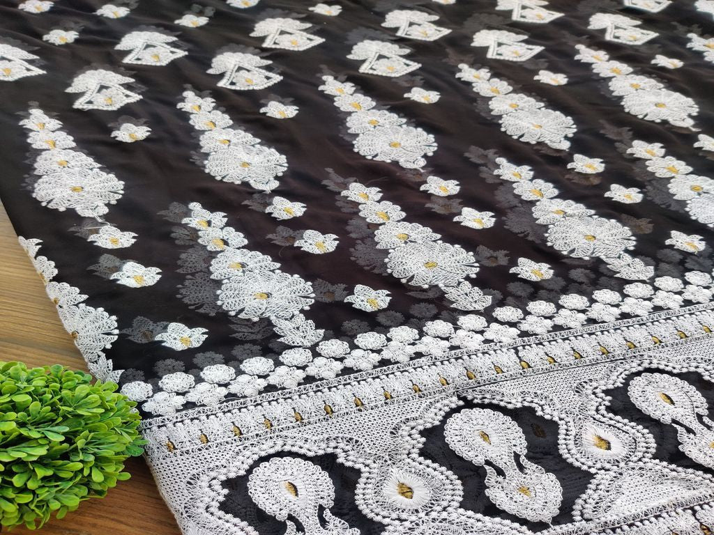 black-white-heavy-embroidered-lakhnawi-georgette-with-border