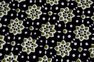 black-olive-ajrak-printed-pure-cotton-fabric