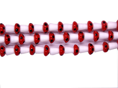 red-mushroom-shaped-glass-beads