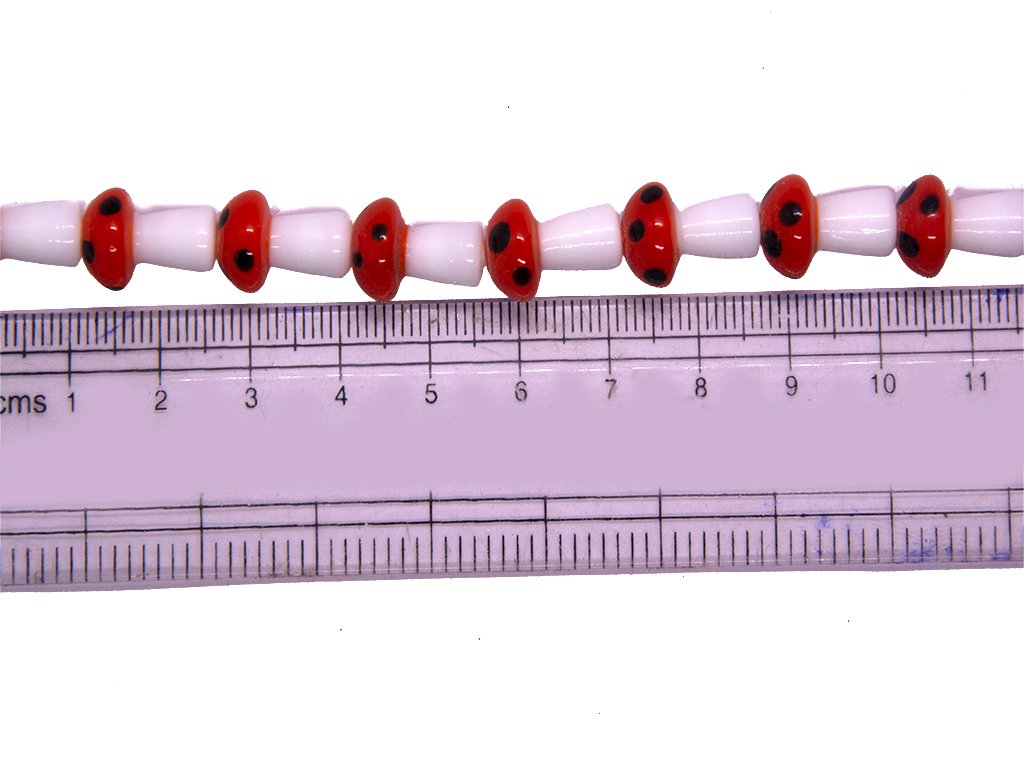 red-mushroom-shaped-glass-beads