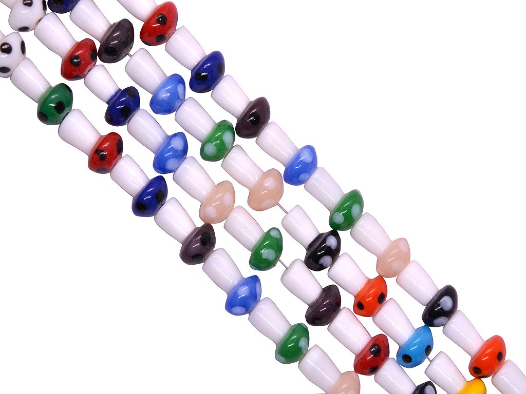 mushroom-shaped-glass-beads