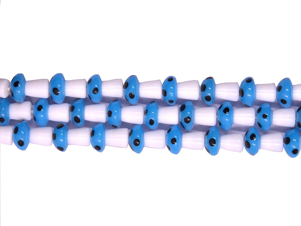 blue-mushroom-shaped-glass-beads