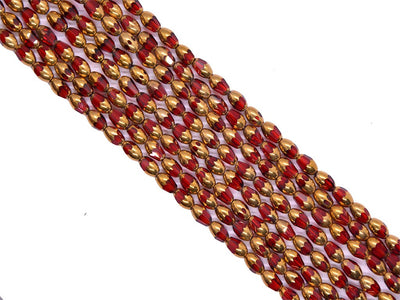 red-tear-drop-designer-glass-beads