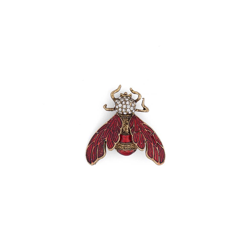 beautiful-bee-design-brooch-in-red-color-for-men-and-women-to-get-party-ready