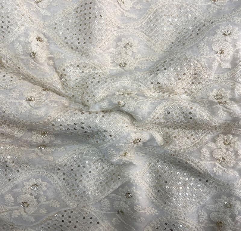 white-floral-lakhnavi-embroidered-dyeable-viscose-georgette-fabric-1