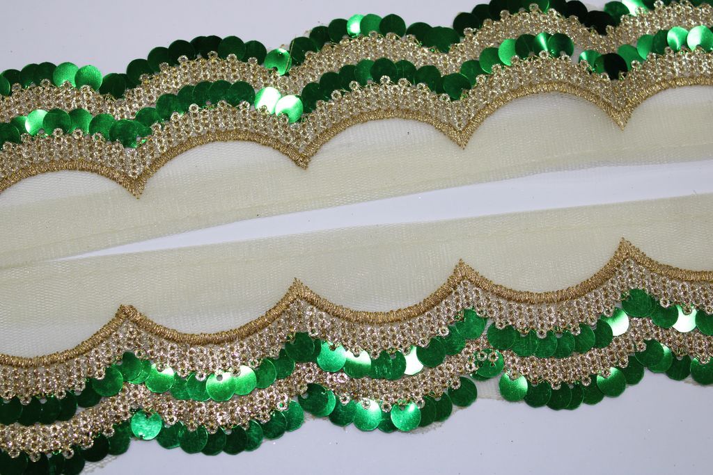 green-fancy-sequins-work-embroidered-border