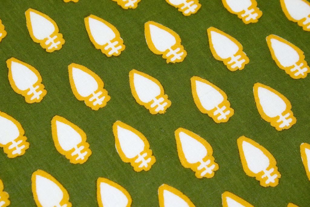 olive-yellow-floral-motif-printed-pure-cotton-fabric